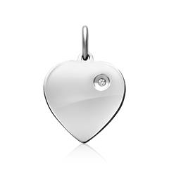 Herz Anhänger gravierbar 925er Silber Diamant Unkategorisiert online kaufen Herz Anhänger gravierbar 925er Silber Diamant Unkategorisiert online kaufen