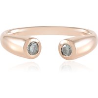 Himmelblauer I2 Brillant-Goldring (KM by Juwelo) Unkategorisiert online kaufen