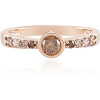 I2 Champagner-Brillant-Goldring (KM by Juwelo) Unkategorisiert online kaufen