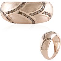 I2 Champagner-Brillant-Goldring (KM by Juwelo) Unkategorisiert online kaufen