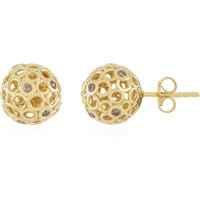I2 Champagner-Brillant-Silberohrringe (Ornaments by de Melo) Unkategorisiert online kaufen