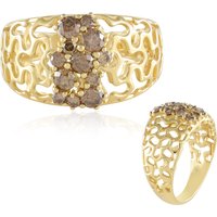 I2 Champagner-Brillant-Silberring (Ornaments by de Melo) Unkategorisiert online kaufen