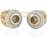 I2 Champagner-Brillant-Silberring (Ornaments by de Melo) Unkategorisiert online kaufen