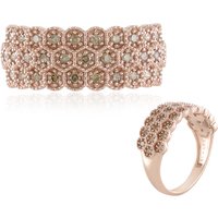 I2 Schokoladen-Brillant-Goldring (SUHANA) Unkategorisiert online kaufen