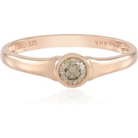 I2 Schokoladen-Brillant-Goldring (SUHANA) Unkategorisiert online kaufen
