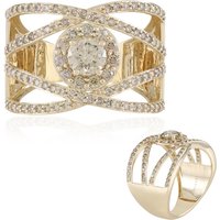 I2 Schokoladen-Brillant-Goldring (SUHANA) Unkategorisiert online kaufen