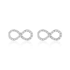 Infinity Ohrstecker aus 585er Weißgold mit Diamanten Unkategorisiert online kaufen Infinity Ohrstecker aus 585er Weißgold mit Diamanten Unkategorisiert online kaufen
