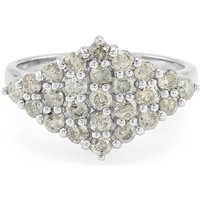 Juwelo 925er Silberring mit 25 Schokoladen-Brillanten, 1,59 ct Unkategorisiert online kaufen