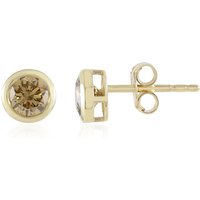 Juwelo Ohrringe aus 375 Gelbgold mit 2 Champagner-Brillanten I2, 0,9 ct Unkategorisiert online kaufen
