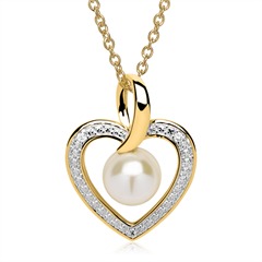 Kette Anhänger 585er Gold Perle Diamanten Unkategorisiert online kaufen