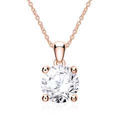 Kette für Damen aus 585er Roségold mit Diamant Unkategorisiert online kaufen