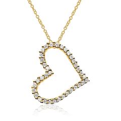 Kette und Anhänger Herz aus 585er Gold mit Diamanten Unkategorisiert online kaufen