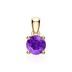 Kettenanhänger aus 14-karätigem Gold mit Amethyst Unkategorisiert online kaufen Kettenanhänger aus 14-karätigem Gold mit Amethyst Unkategorisiert online kaufen