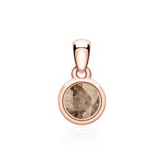 Kettenanhänger aus 14-karätigem Roségold mit Rauchquarz Unkategorisiert online kaufen Kettenanhänger aus 14-karätigem Roségold mit Rauchquarz Unkategorisiert online kaufen