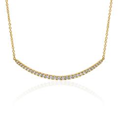 Lab grown Diamantkette für Damen aus Gelbgold Unkategorisiert online kaufen