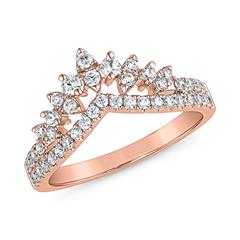 Lab grown Diamantring aus Roségold, gravierbar Unkategorisiert online kaufen