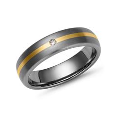 Matter Titanring mit 585 Goldeinlage Unkategorisiert online kaufen