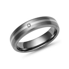 Matter Titanring mit 925 Silbereinlage Unkategorisiert online kaufen