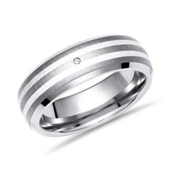 Moderner Ring Titan Einlage Silber & Brillant Unkategorisiert online kaufen