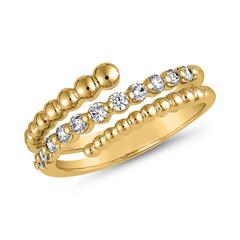 Offener Damenring aus Gelbgold mit Brillanten Unkategorisiert online kaufen
