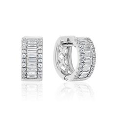 Ohrschmuck aus Platin oder Weißgold mit Diamanten Unkategorisiert online kaufen