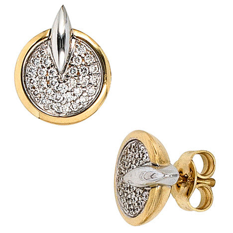 Ohrstecker 585 Gold Gelbgold Weißgold bicolor 60 Diamanten Brillanten Ohrringe Unkategorisiert online kaufen Ohrstecker 585 Gold Gelbgold Weißgold bicolor 60 Diamanten Brillanten Ohrringe Unkategorisiert online kaufen