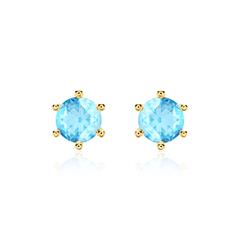 Ohrstecker für Damen aus 14 Karat Gold, Blautopas Unkategorisiert online kaufen Ohrstecker für Damen aus 14 Karat Gold, Blautopas Unkategorisiert online kaufen
