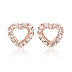 Ohrstecker für Damen aus 14K Roségold mit Brillanten Unkategorisiert online kaufen
