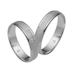 Rauschmayer Eheringe aus Weißgold, Platin oder Palladium mit 5 Brillanten, 0,025 ct Unkategorisiert online kaufen