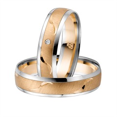 Rauschmayer Eheringe Rot- und Weißgold 5 mm, 1 Brillant 0,01 ct Unkategorisiert online kaufen Rauschmayer Eheringe Rot- und Weißgold 5 mm, 1 Brillant 0,01 ct Unkategorisiert online kaufen