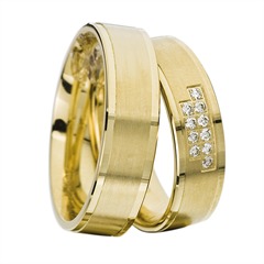 Rauschmayer Elements Eheringe 6 mm Gelbgold – Damenring mit 10 Brillanten, ca. 0,10 ct Unkategorisiert online kaufen