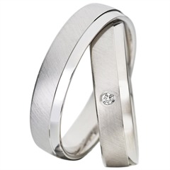 Rauschmayer Elements Trauringe Weißgold 5 mm, ca. 0,02 ct Unkategorisiert online kaufen