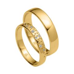 Rauschmayer Gold-Eheringe mit 8 Brillanten, 0,053 ct, SI/TW Unkategorisiert online kaufen