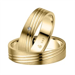 Rauschmayer Pair 2 Eheringe 5 mm Gelbgold mit Brillant Unkategorisiert online kaufen