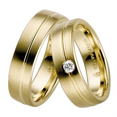 Rauschmayer Trauringe 6 mm aus 585 Gelbgold, 0,09 ct Unkategorisiert online kaufen
