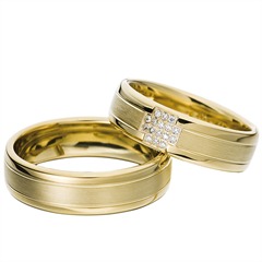 Rauschmayer Trauringe 6 mm Gelbgold – 16 Brillanten, ca. 0,08 ct SI/TW Unkategorisiert online kaufen