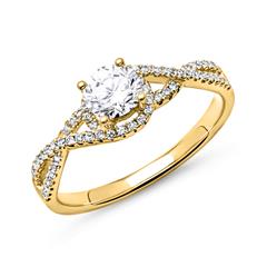 Ring 585er Gold mit Brillanten Unkategorisiert online kaufen