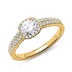 Ring 585er Gold mit Diamanten Unkategorisiert online kaufen
