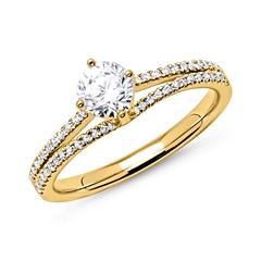 Ring 585er Gold mit Diamanten Unkategorisiert online kaufen