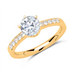 Ring 585er Gold mit Diamanten Unkategorisiert online kaufen