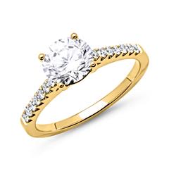 Ring 585er Gold mit Diamanten Unkategorisiert online kaufen