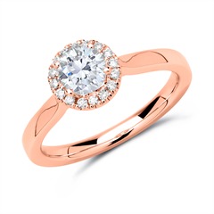 Ring 585er Roségold mit Diamanten Unkategorisiert online kaufen