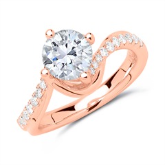 Ring 585er Roségold mit Diamanten Unkategorisiert online kaufen