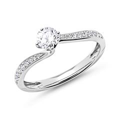 Ring 585er Weißgold mit Diamanten Unkategorisiert online kaufen