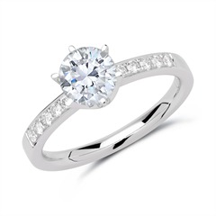 Ring 585er Weißgold mit Diamanten Unkategorisiert online kaufen