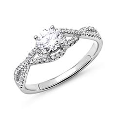 Ring 750er Weißgold mit Brillanten Unkategorisiert online kaufen