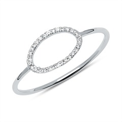 Ring aus 14K Weißgold mit Diamanten Unkategorisiert online kaufen Ring aus 14K Weißgold mit Diamanten Unkategorisiert online kaufen