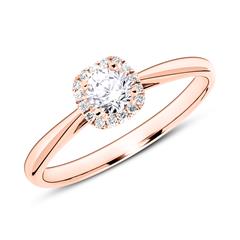 Ring aus 18K Roségold mit Diamanten Unkategorisiert online kaufen