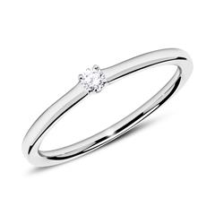 Ring aus 585er Weißgold mit Diamant 0,05 ct. Unkategorisiert online kaufen