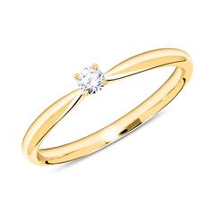 Ring aus 750er Gold mit Diamant 0,10 ct. Unkategorisiert online kaufen